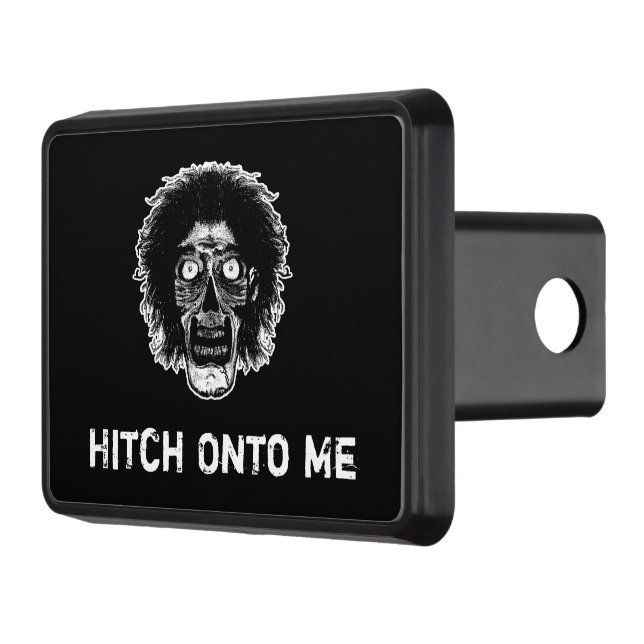 Cubierta Para Remolque Hitch Onto Me - Negro y Blanco (Izquierda)