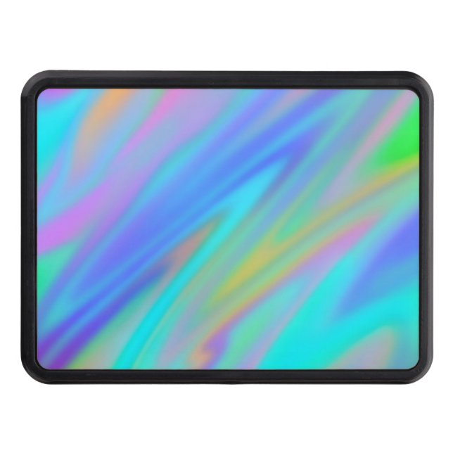 Cubierta Para Remolque Holograma lujoso de lujo azul violeta (Anverso)