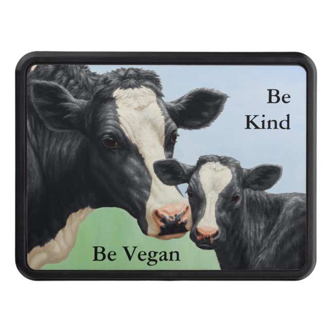 Cubierta Para Remolque Holstein Cow & Calf Vegan (Anverso)