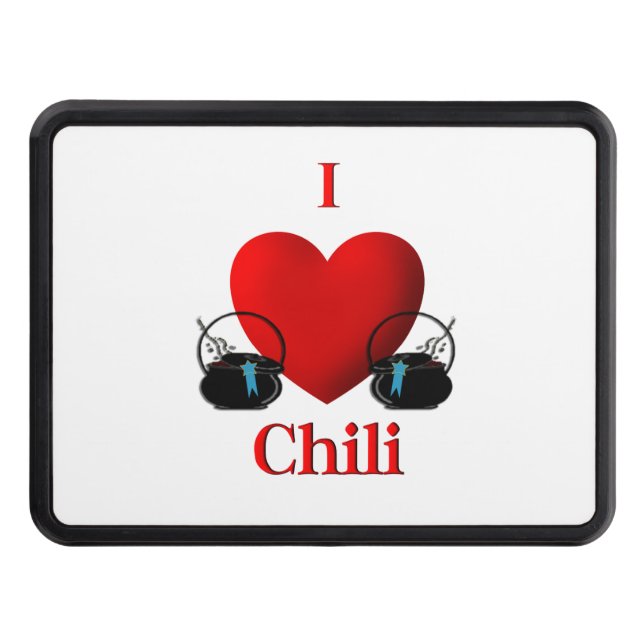 Cubierta Para Remolque I Heart Chili (Anverso)