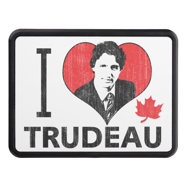 Cubierta Para Remolque I Heart Trudeau (Anverso)