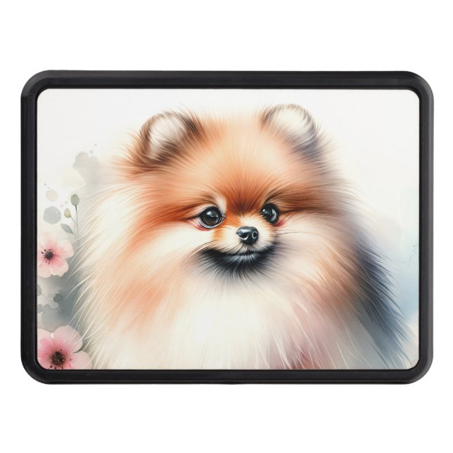 Cubierta Para Remolque Ilustracion cutáneo de pomerania (Anverso)