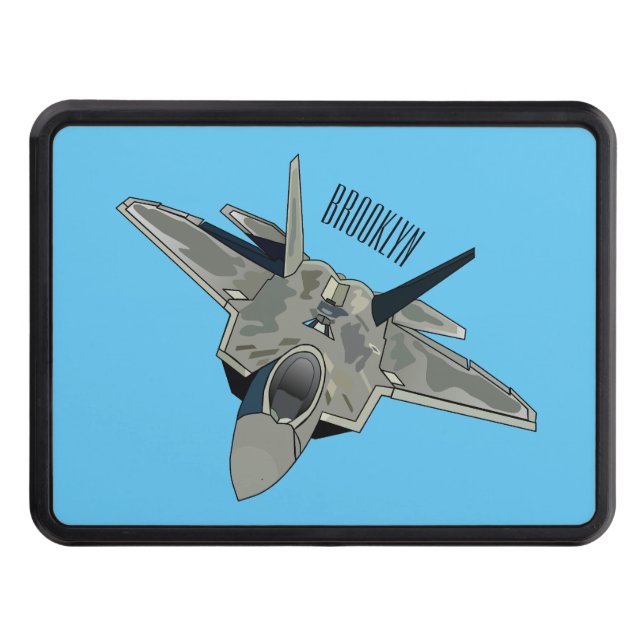 Cubierta Para Remolque Ilustracion de personalizado de aviones de combate (Anverso)