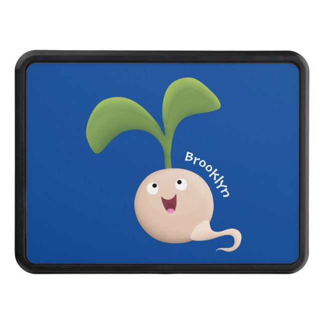 Cubierta Para Remolque Ilustracion de personalizado de brote de semillas  (Anverso)