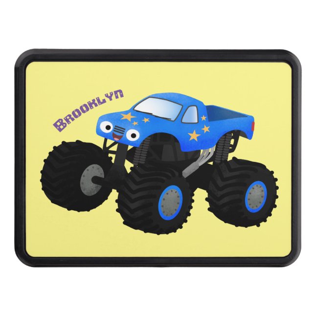 Cubierta Para Remolque Ilustracion de personalizado de camión monstruoso  (Anverso)