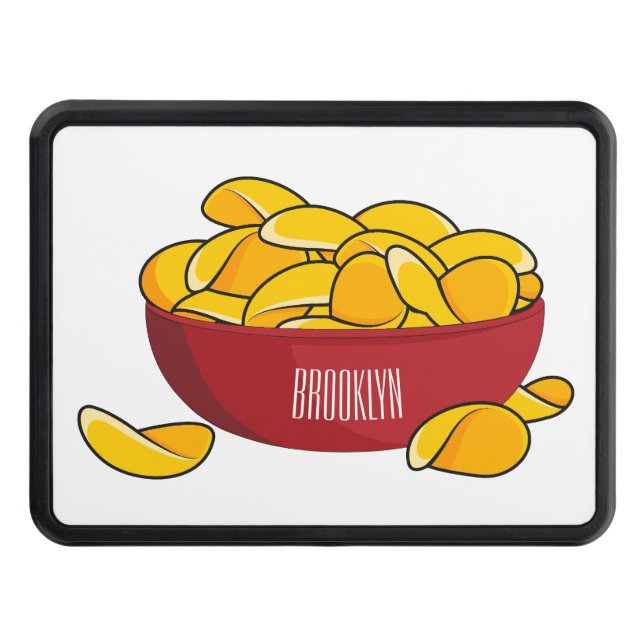 Cubierta Para Remolque Ilustracion de personalizado de chips de papa (Anverso)
