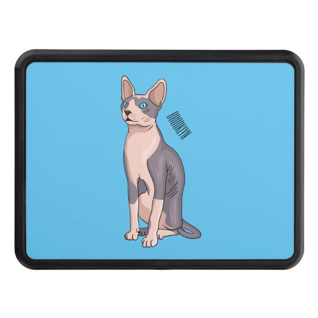 Cubierta Para Remolque Ilustracion de personalizado de gatos Sfinx (Anverso)