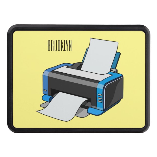 Cubierta Para Remolque Ilustracion de personalizado de impresora (Anverso)