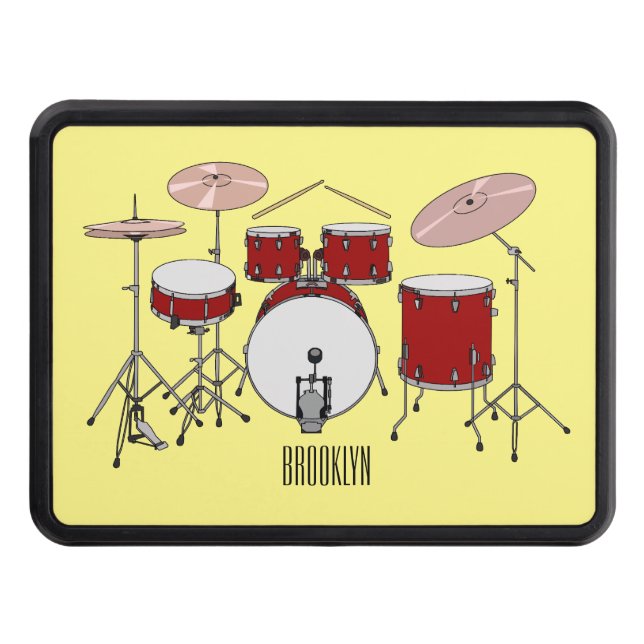 Cubierta Para Remolque Ilustracion de personalizado de kit de tambor (Anverso)