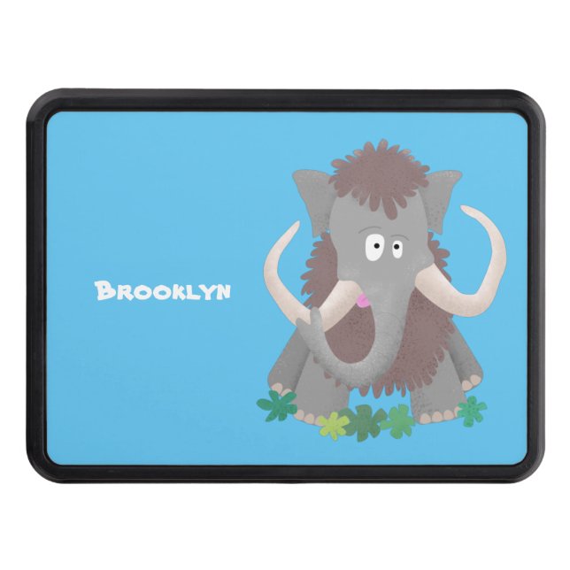 Cubierta Para Remolque Ilustracion de personalizado de mamut bobo gracios (Anverso)
