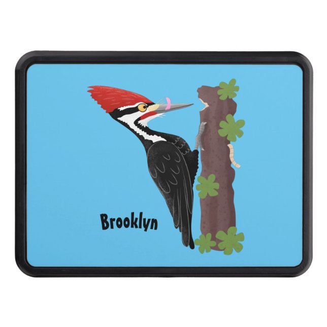 Cubierta Para Remolque Ilustracion de personalizado de pájaros carpintero (Anverso)