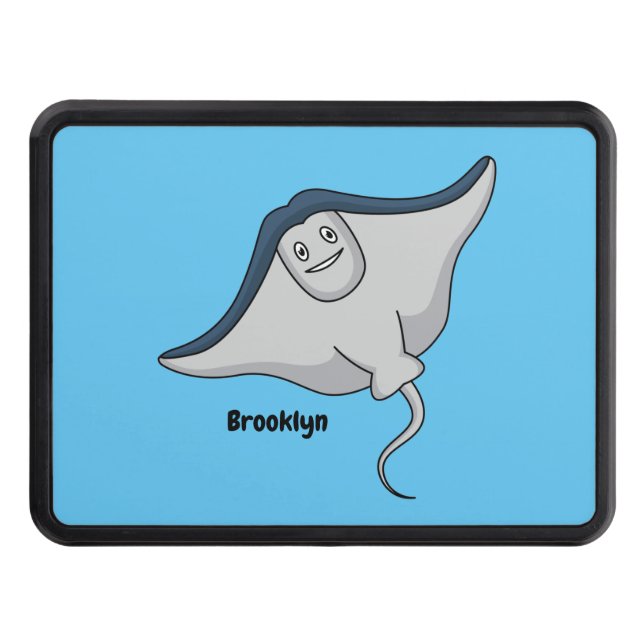 Cubierta Para Remolque Ilustracion de personalizado de pescado de Stingra (Anverso)