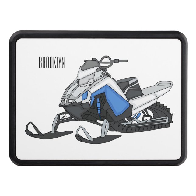 Cubierta Para Remolque Ilustracion de personalizado para motos de nieve (Anverso)