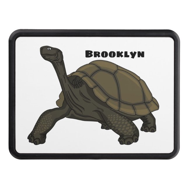 Cubierta Para Remolque Ilustracion de tortugas terrestres de Galápagos (Anverso)