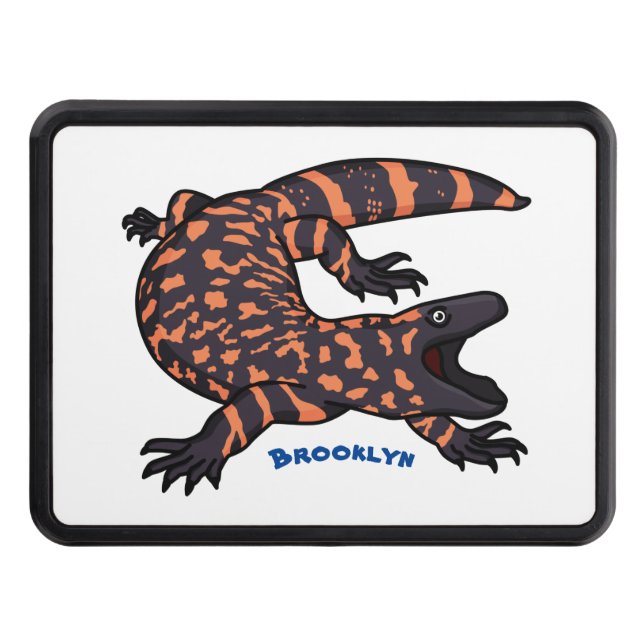 Cubierta Para Remolque Ilustracion del personalizado monstruo de la gila  (Anverso)