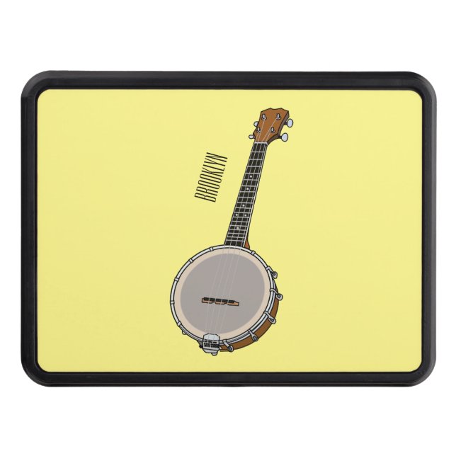 Cubierta Para Remolque Ilustracion personalizado Banjo (Anverso)