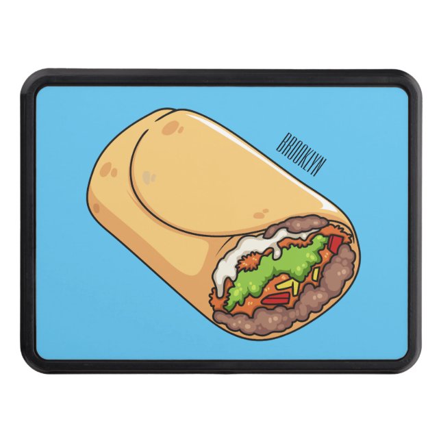 Cubierta Para Remolque Ilustracion personalizado Burrito (Anverso)