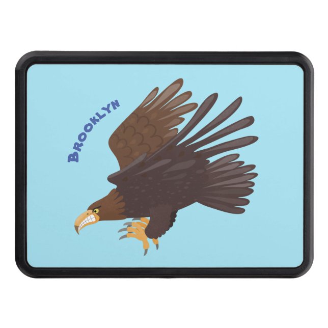 Cubierta Para Remolque Ilustracion personalizado de águila dorada diverti (Anverso)