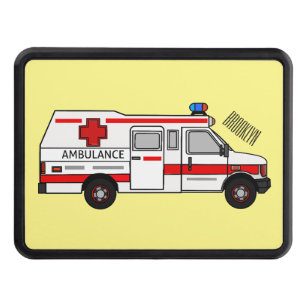 Cubierta Para Remolque Ilustracion personalizado de ambulancia