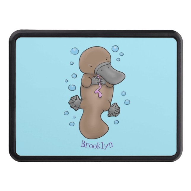 Cubierta Para Remolque Ilustracion personalizado de bebé de plaquypus fel (Anverso)