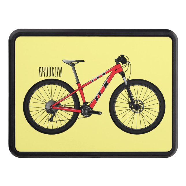 Cubierta Para Remolque Ilustracion personalizado de bicicletas (Anverso)