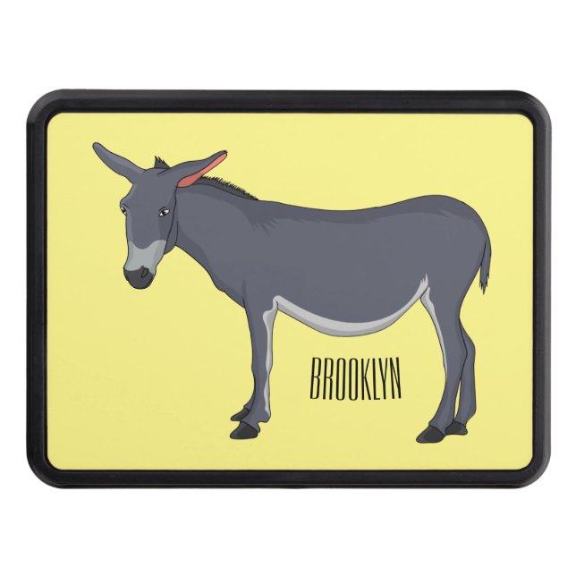 Cubierta Para Remolque Ilustracion personalizado de burro (Anverso)