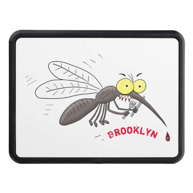 Cubierta Para Remolque Ilustracion personalizado de insectos de mosquitos (Anverso)