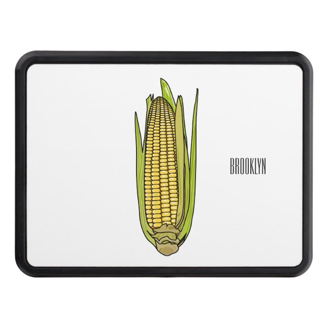 Cubierta Para Remolque Ilustracion personalizado de maíz (Anverso)