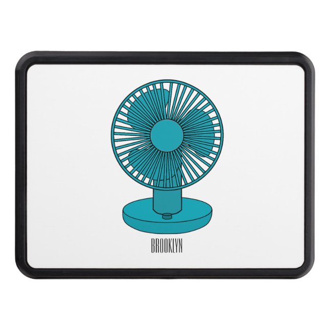 Cubierta Para Remolque Ilustracion personalizado de ventilador (Anverso)