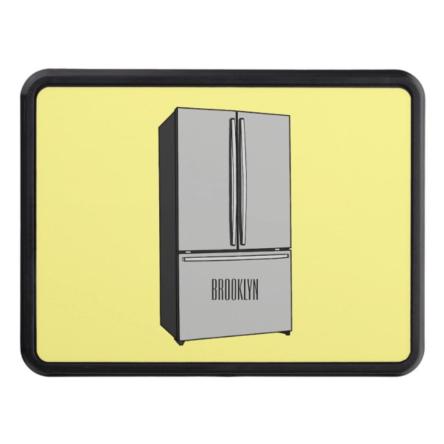 Cubierta Para Remolque Ilustracion personalizado frigorífico de puerta fr (Anverso)