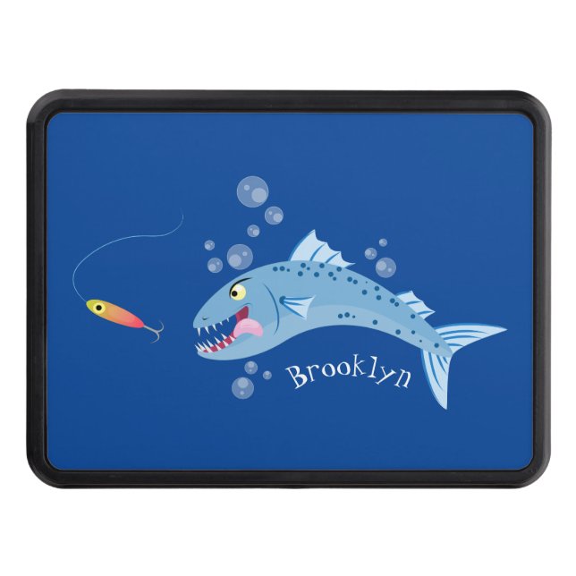 Cubierta Para Remolque Ilustracion personalizado pescador hambriento de b (Anverso)