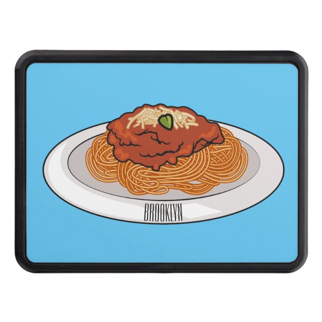 Cubierta Para Remolque Ilustracion personalizado Spaghetti (Anverso)