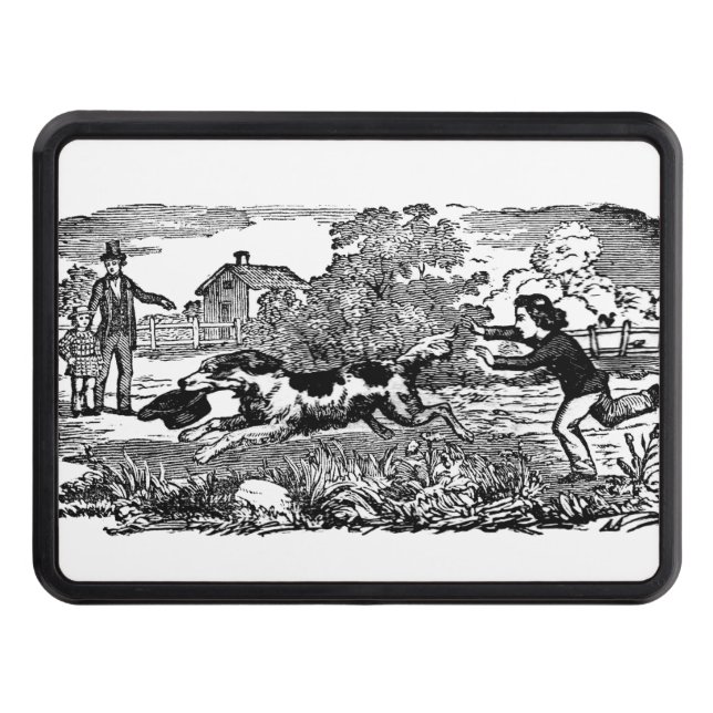 Cubierta Para Remolque Ilustracion victoriano de arte mascota antiguo (Anverso)