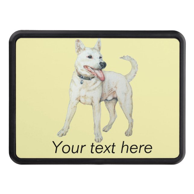 Cubierta Para Remolque imagen original del bulldog blanco americano jadea (Anverso)