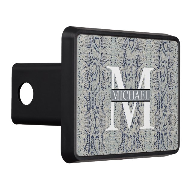 Cubierta Para Remolque Impresión de animales de piel de serpiente gris y  (Derecha)