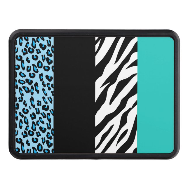 Cubierta Para Remolque Impresión de leopardo, impresión de cebra, impresi (Anverso)