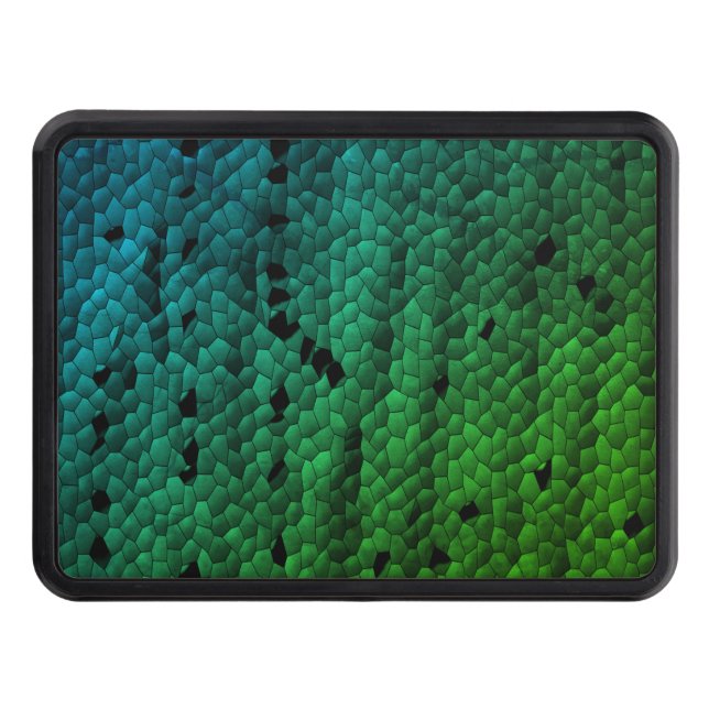 Cubierta Para Remolque Impresiones de arte de animales de Mamba verde (Anverso)