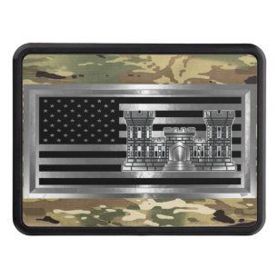 Cubierta Para Remolque Ingeniero Castle Camo USA FLAG