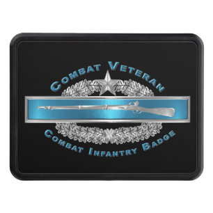 Cubierta Para Remolque Insignia de infantería de combate de veteranos de 