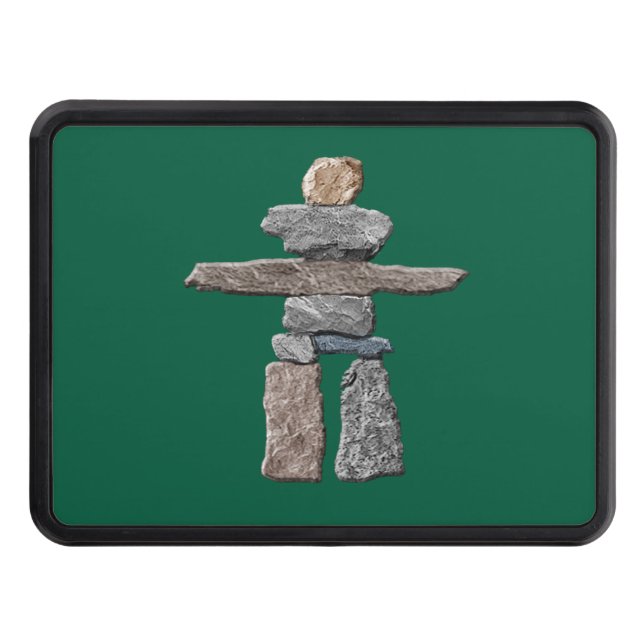 Cubierta Para Remolque Inukshuk Inuit Stones Nativo Camiseta Estadouniden (Anverso)