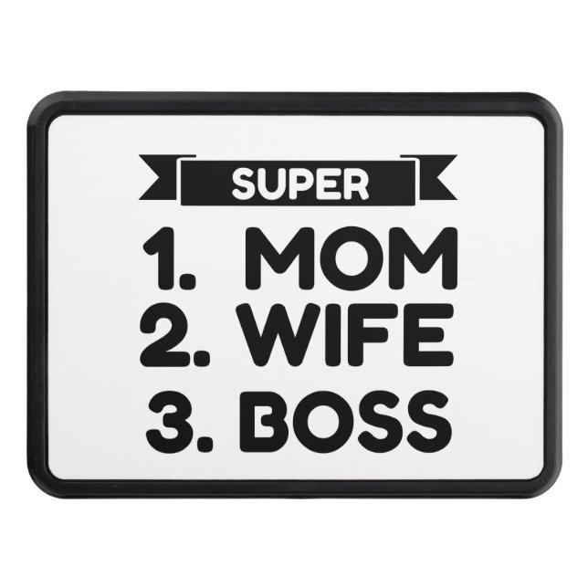 CUBIERTA PARA REMOLQUE JEFE SUPER MOM WIFE (Anverso)