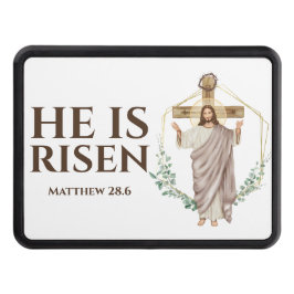 Cubierta Para Remolque Jesucristo se ha levantado eucalipto cruz Pascua