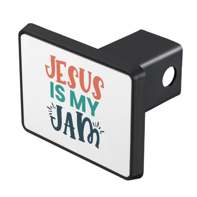 Cubierta Para Remolque Jesús Es Mi Jam Trailer Hitch (Parte superior derecha)