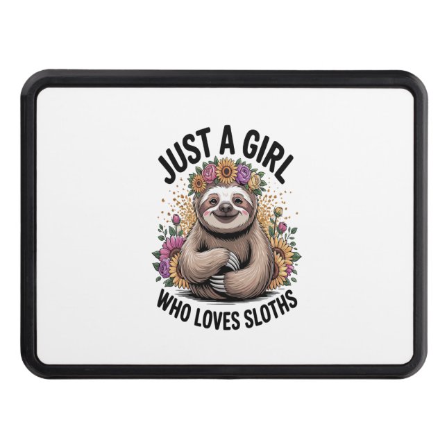 Cubierta Para Remolque just a girl Who love sloths (Anverso)
