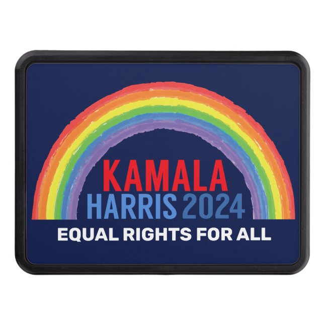 Cubierta Para Remolque Kamala Harris 2024 Elección Rainbow LGBTQ (Anverso)