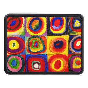 Cubierta Para Remolque Kandinsky Farbstudie Quadrate Squares Círculos Art