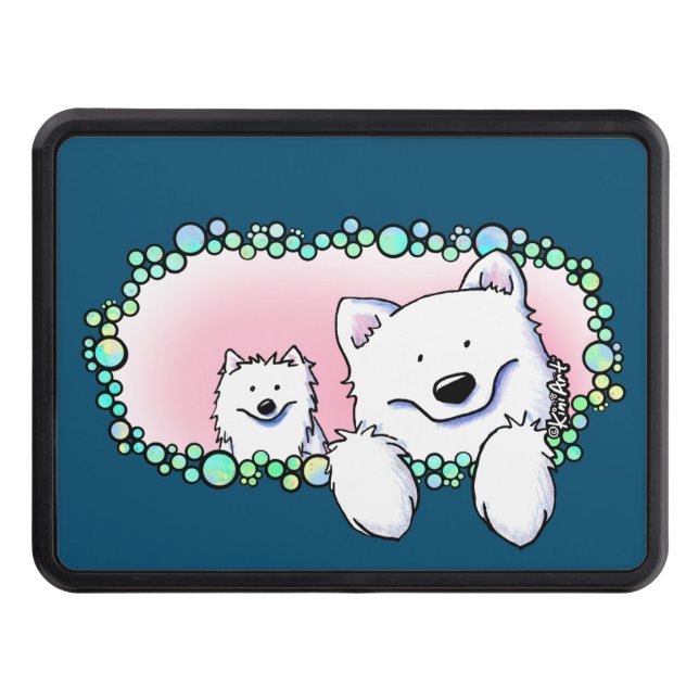 Cubierta Para Remolque KiniArt Samoyed (Anverso)