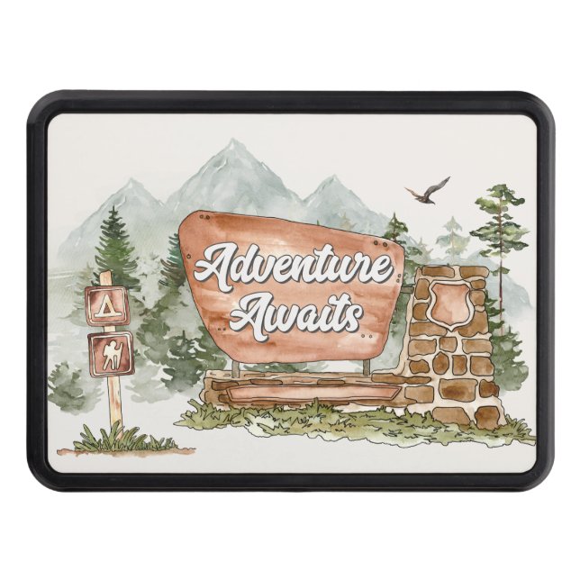 Cubierta Para Remolque la aventura del parque nacional espera (Anverso)