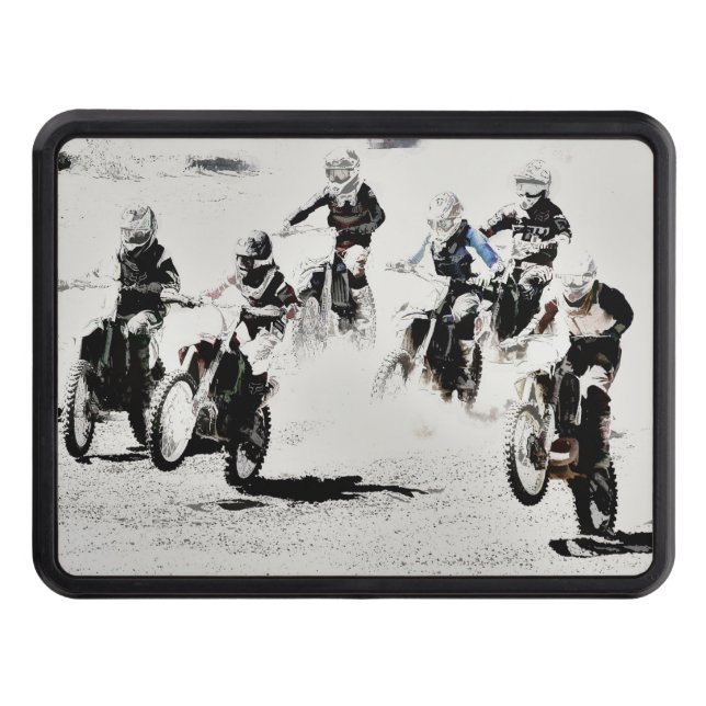 Cubierta Para Remolque La carrera está activada - Motocross Racers (Anverso)
