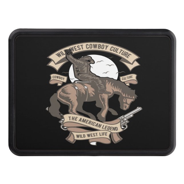 Cubierta Para Remolque la cultura del vaquero del oeste salvaje de la ley (Anverso)